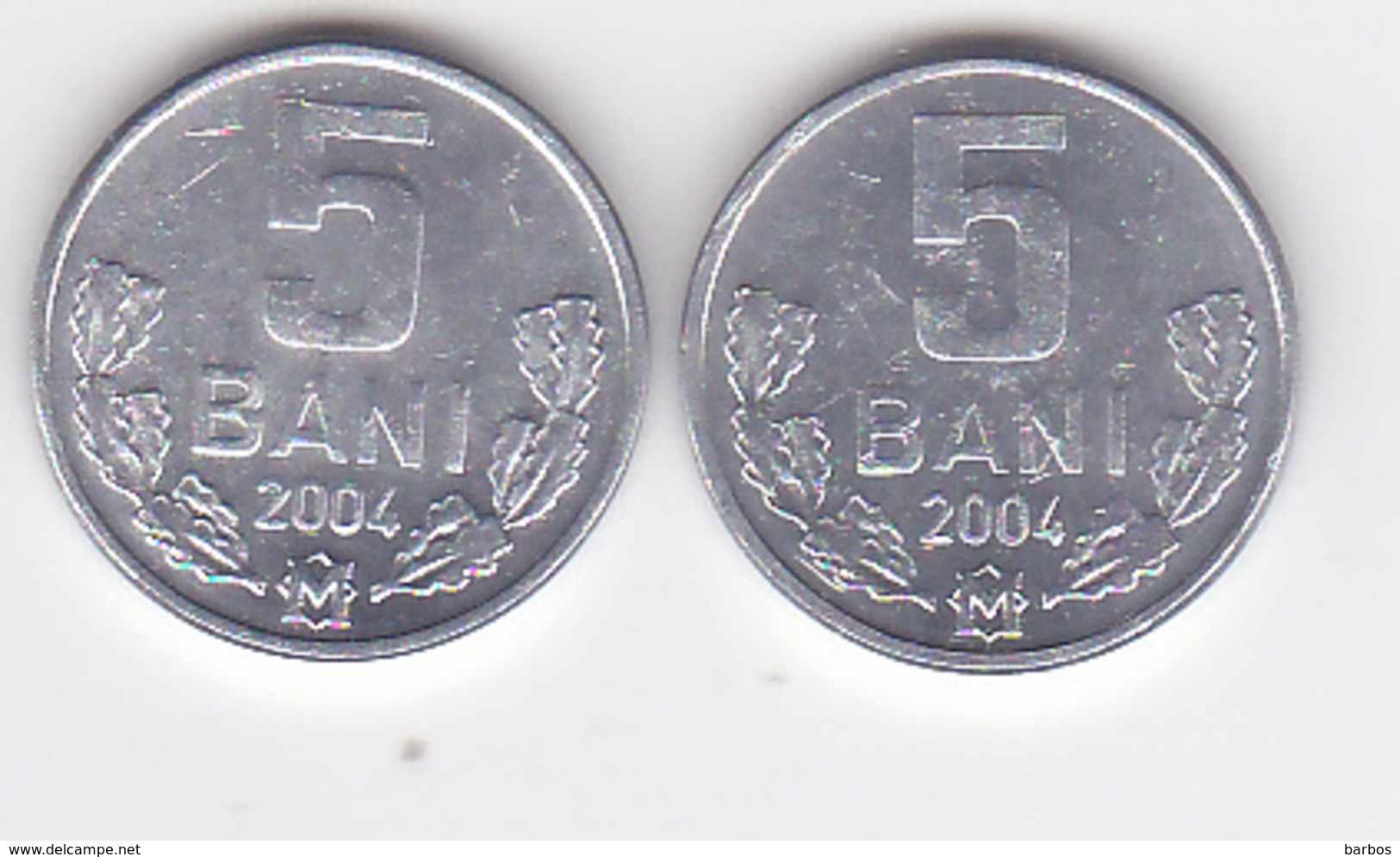 Moldova , Moldavie , Moldawien , 2004 ,  5 Ban , 2 Ex. Coins - Moldova