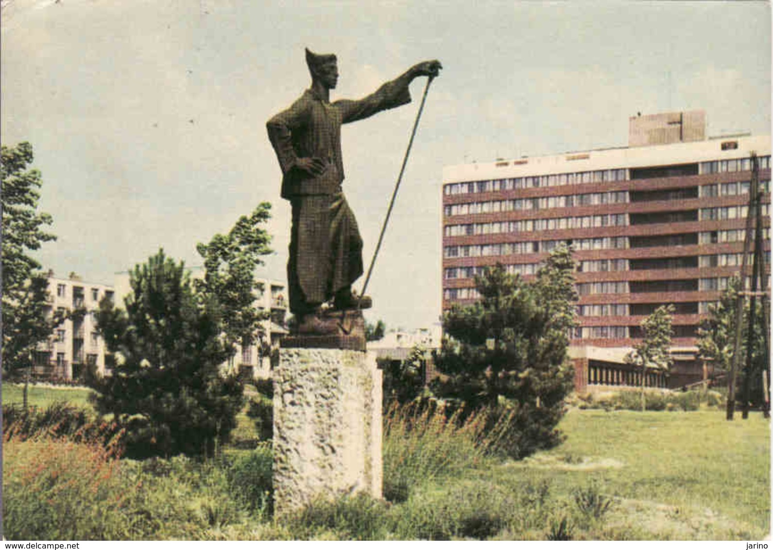 Hungary, Dunaujvaros, Denkmal Somogyi Joszef, Gebraucht - Used 1965 - Hungría