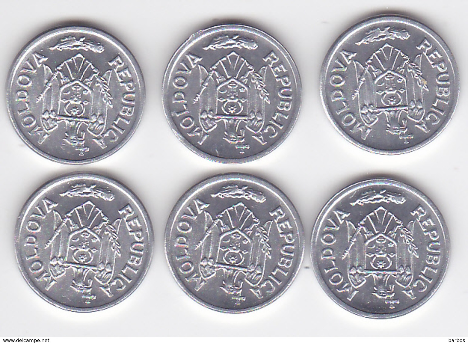 Moldova , Moldavie , Moldawien , 2004 ,  5 Ban , 6 Ex. Coins - Moldova