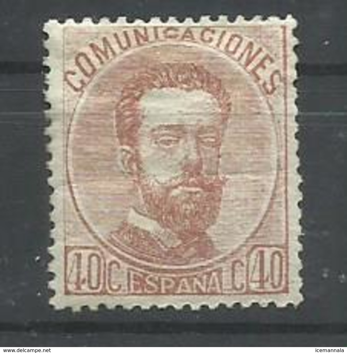 ESPAÑA EDIFIL   125   MH  *  (PLIEGUE HORIZONTAL) - Neufs