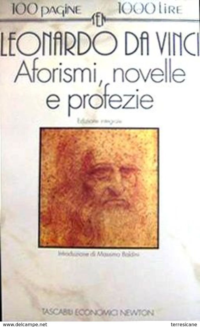 AFORISMI NOVELLE E PROFEZIE Leonardo Da Vinci Newton & Compton - Ciencia Ficción Y Fantasía