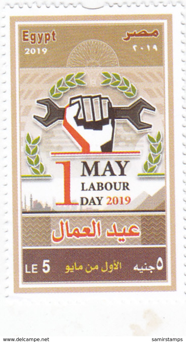 Egypt New Issue 2019,Labour Day 1v. Compl. Set MNH- SKRILL PAYMENT ONLY - Unused Stamps