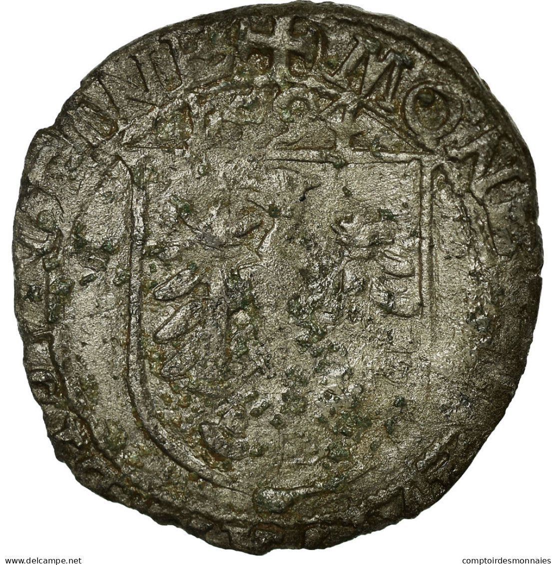 Monnaie, France, Carolus, 1624, Besançon, B+, Billon, Boudeau:1291 - Autres & Non Classés