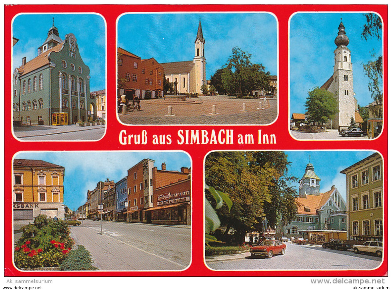 Simbach Am Inn - SONDERSTEMPEL !!! (D-A180) - Simbach