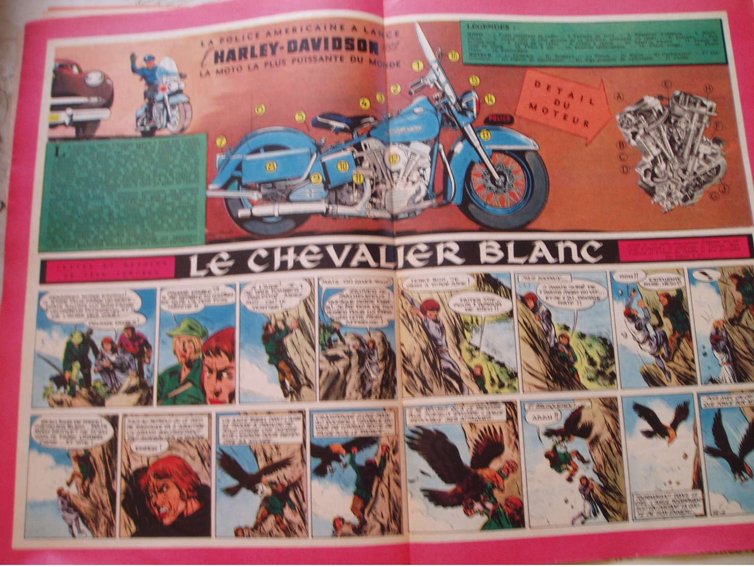 TINTIN BELGE  NO 52- 12/1953-RC DIVERS-DOC MOTO HARLEY DAVIDSON--VOIR - Tintin