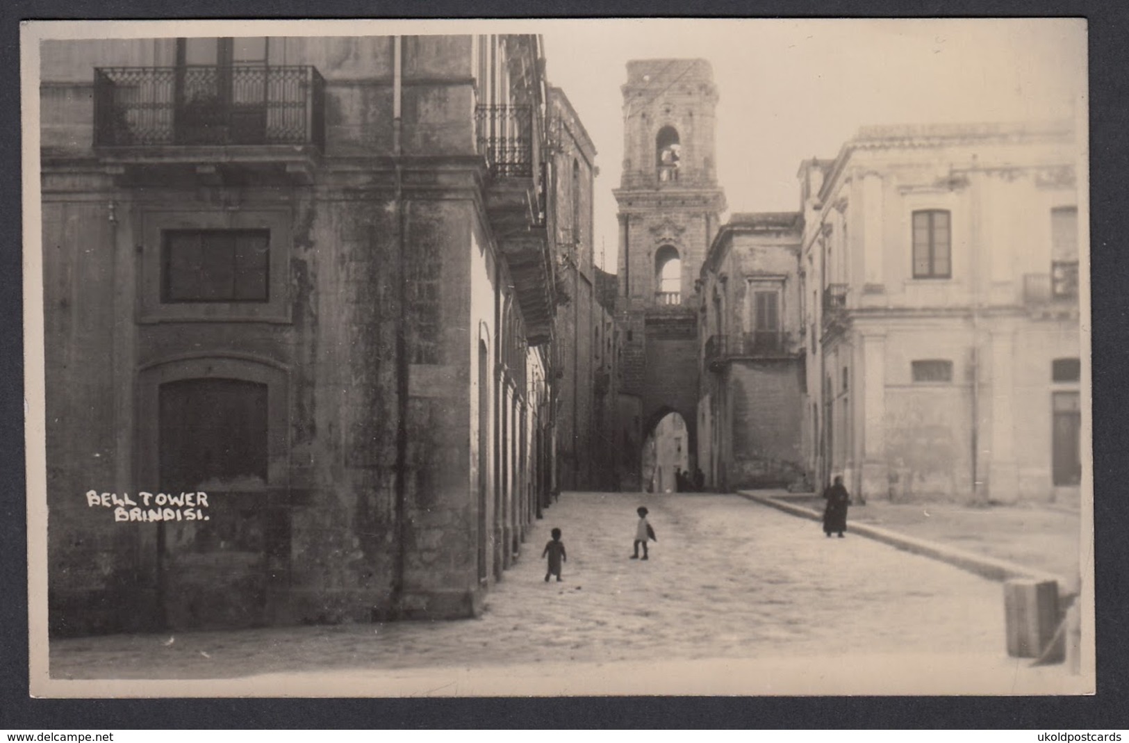 Italia  -  BRINDISI, Bell Tower -  Foto Cartolina. - Brindisi