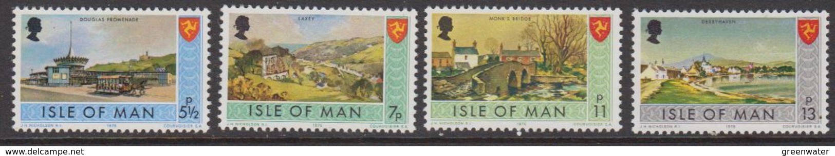 Isle Of Man 1975 Definitives 4v  ** Mnh (42918C) - Man (Eiland)