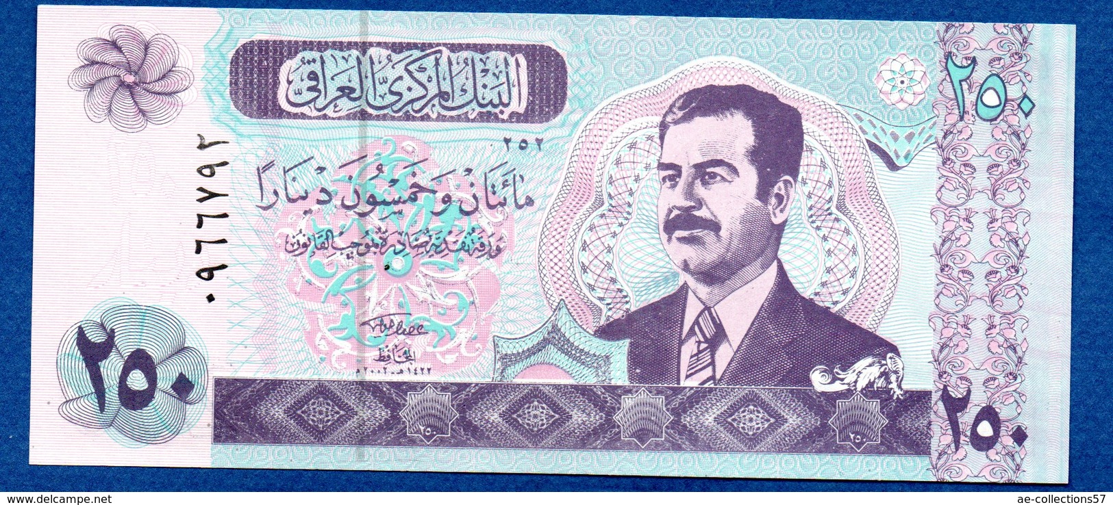 Irak- 250  Dinars 2002  -  Pick # 88  - état  UNC - Iraq