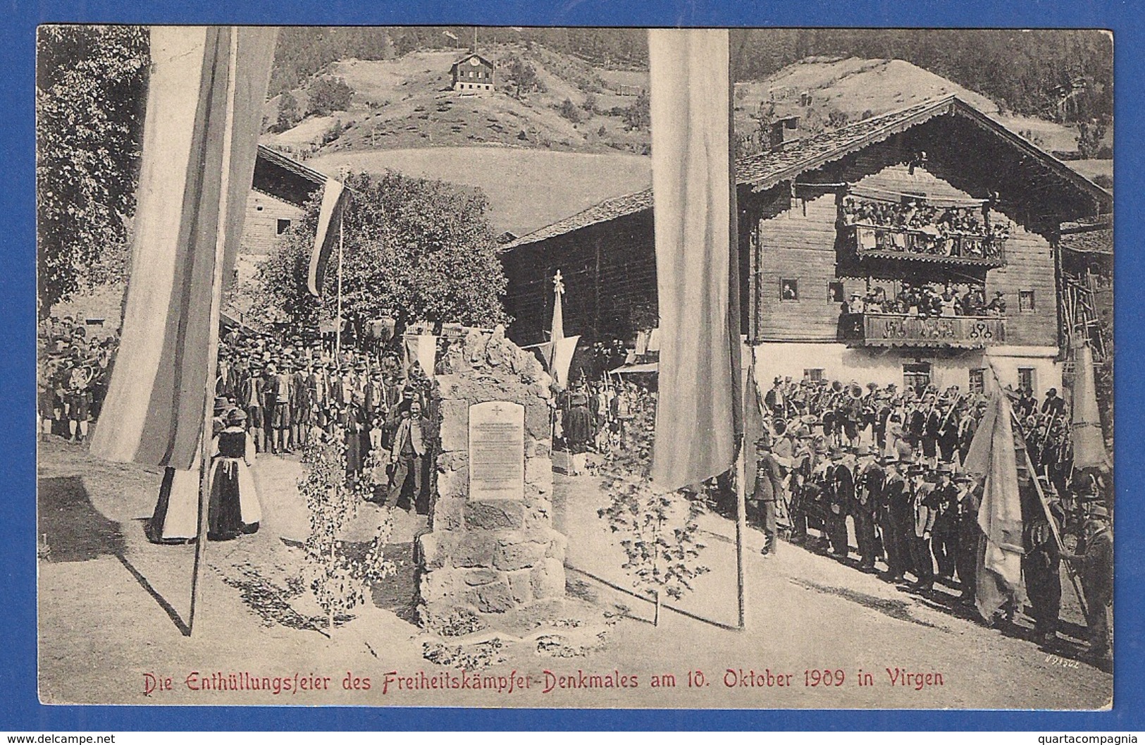 AUSTRIA CADUTI MONUMENTO OTTOBRE 1909 VIRGEN - Autres & Non Classés