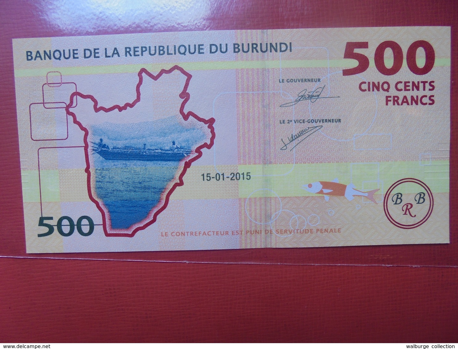 BURUNDI 500 FRANCS 2015 PEU CIRCULER/NEUF - Burundi