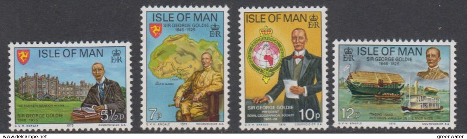 Isle Of Man 1975 Sir George Goldie 4v ** Mnh (42918E) - Isle Of Man