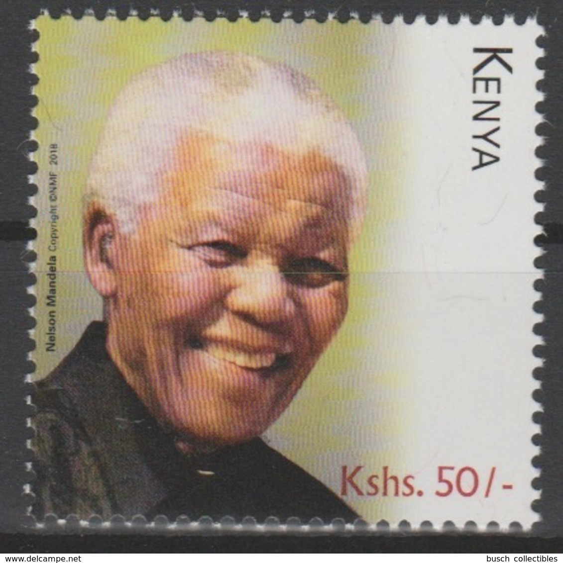 Kenya Kenia 2018 Mi. ? Stamp Joint Issue PAN African Postal Union Nelson Mandela Madiba 100 Years - Gemeinschaftsausgaben