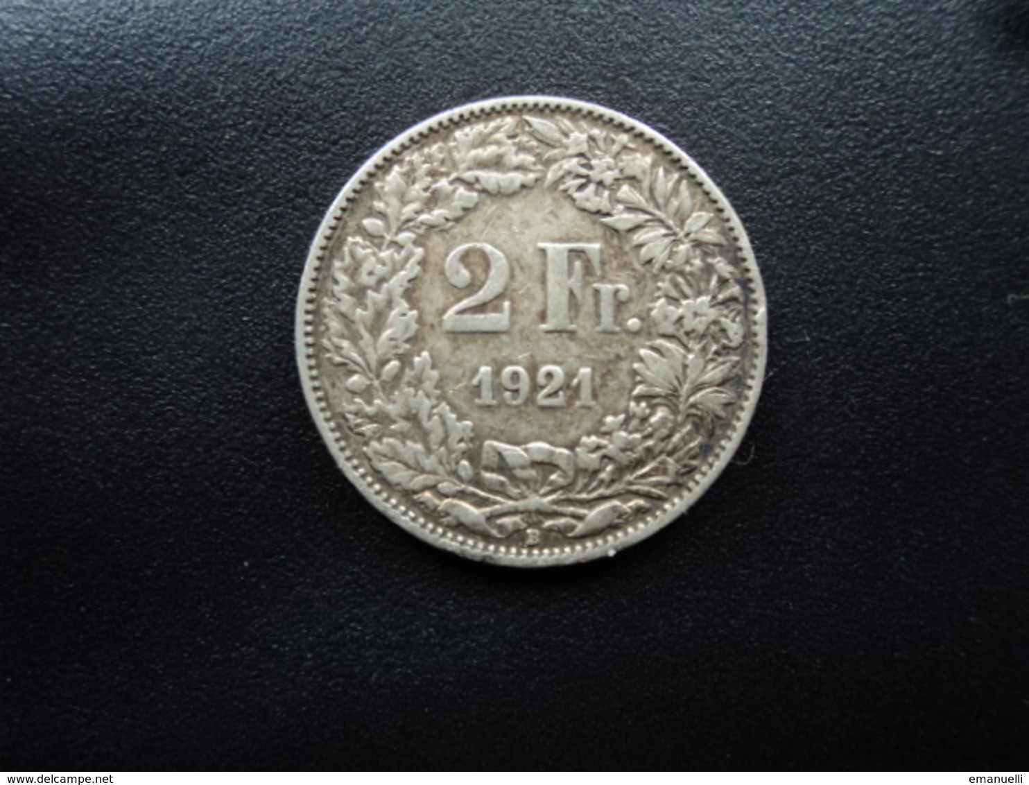 SUISSE : 2 FRANCS   1921 B    KM 21       TTB - 2 Francs