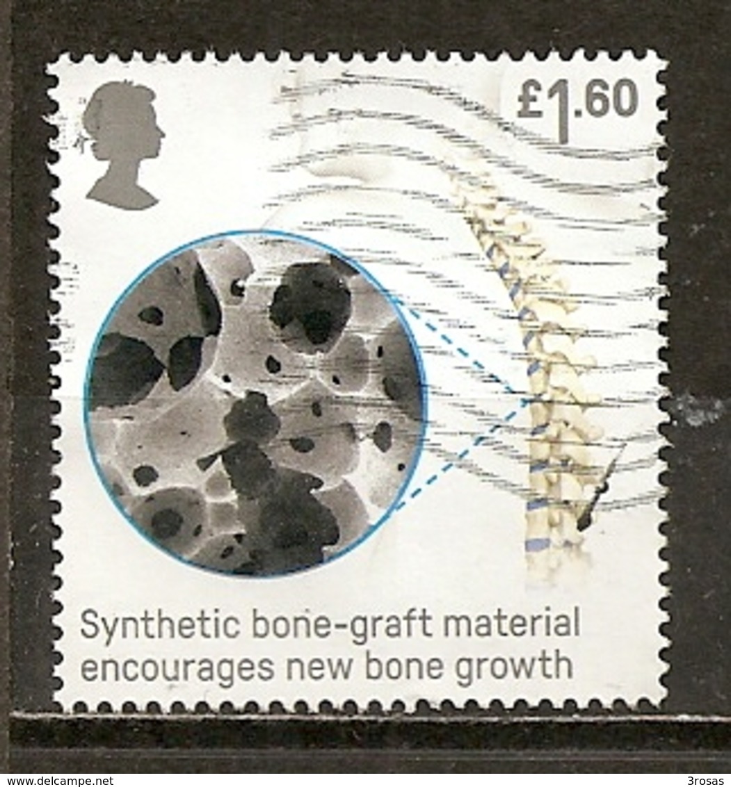 Grande-Bretagne Great Britain 2019 Medical Synthetic Bone-craft Material Obl - Used Stamps