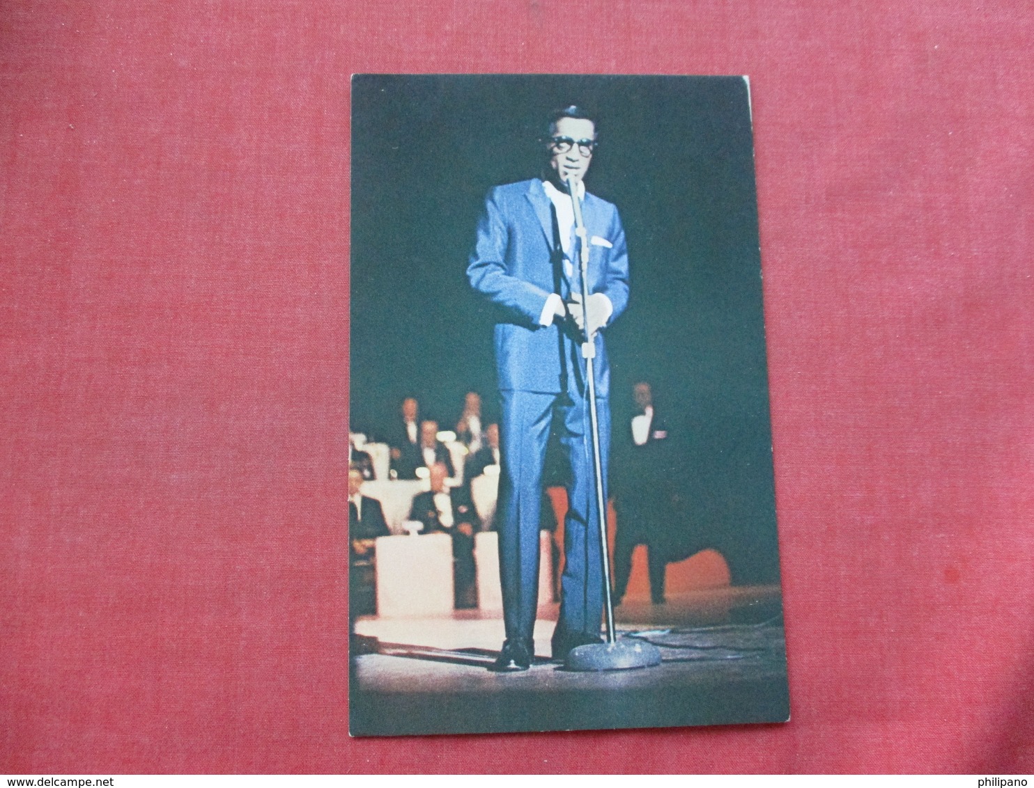 > Black Americana    Sammy Davis Jr.    Performing On Stage   Ref 3392 - Black Americana