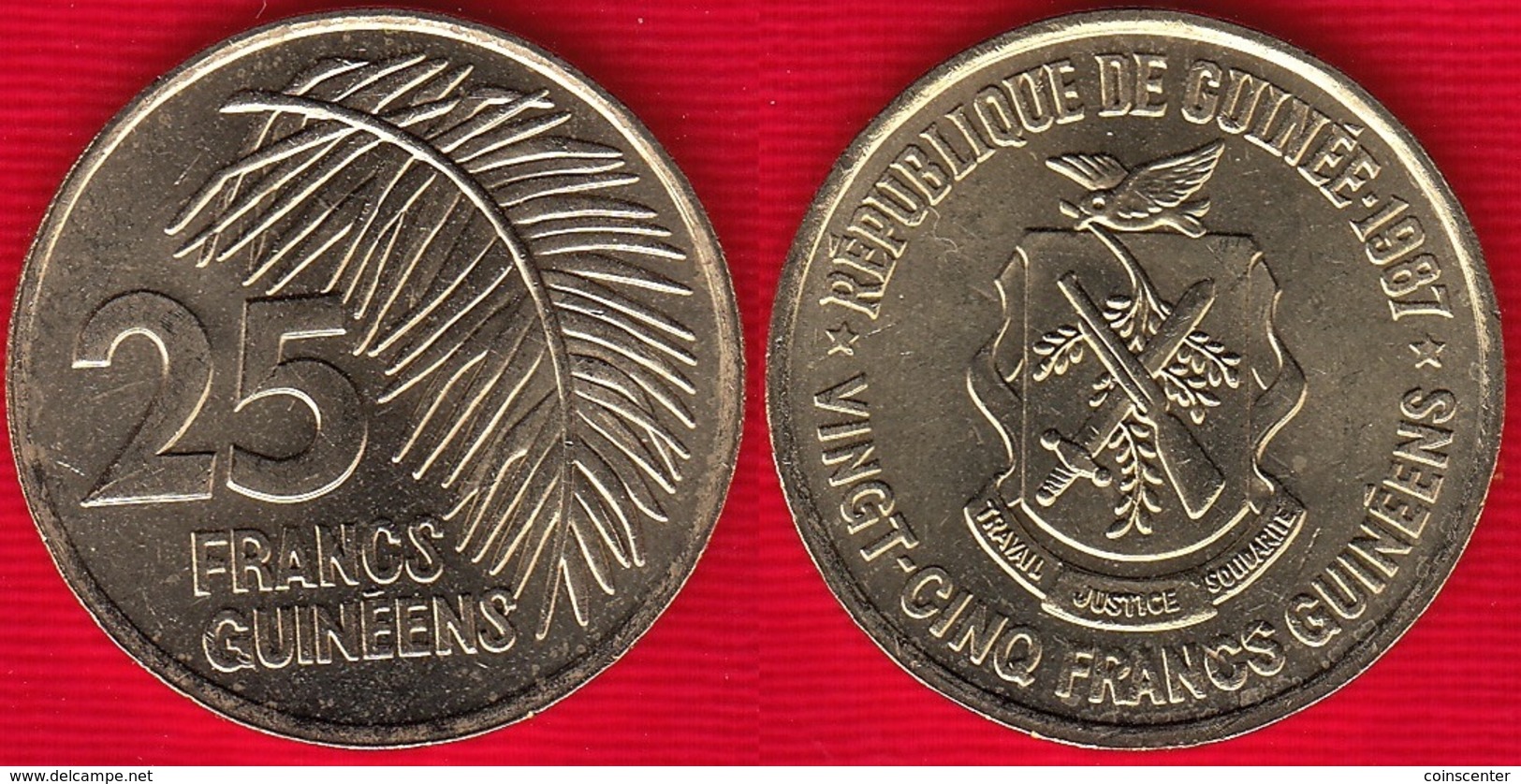 Guinea 25 Francs Guineens 1987 Km#60 UNC - Guinea