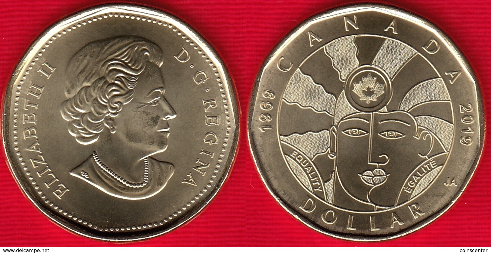 Canada 1 Dollar 2019 "Equality, Decriminalization Of Homosexuality" UNC - Canada