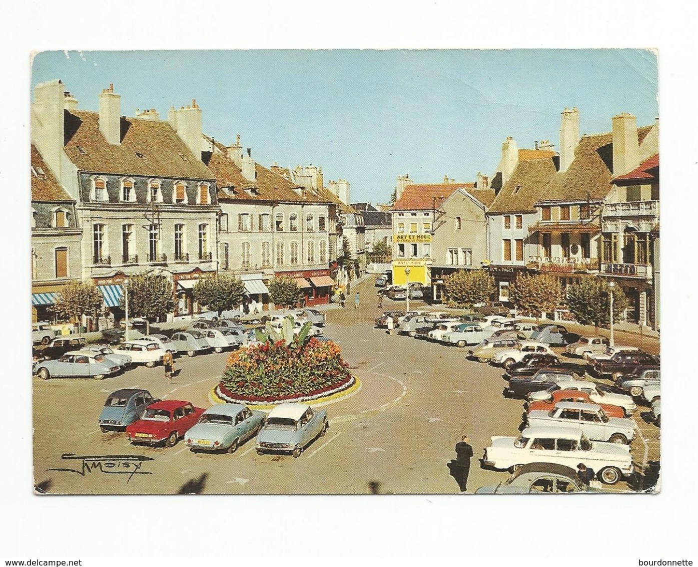 21 - BEAUNE - Place Carnot -voitures, Animée -renault 4 - Sonstige & Ohne Zuordnung