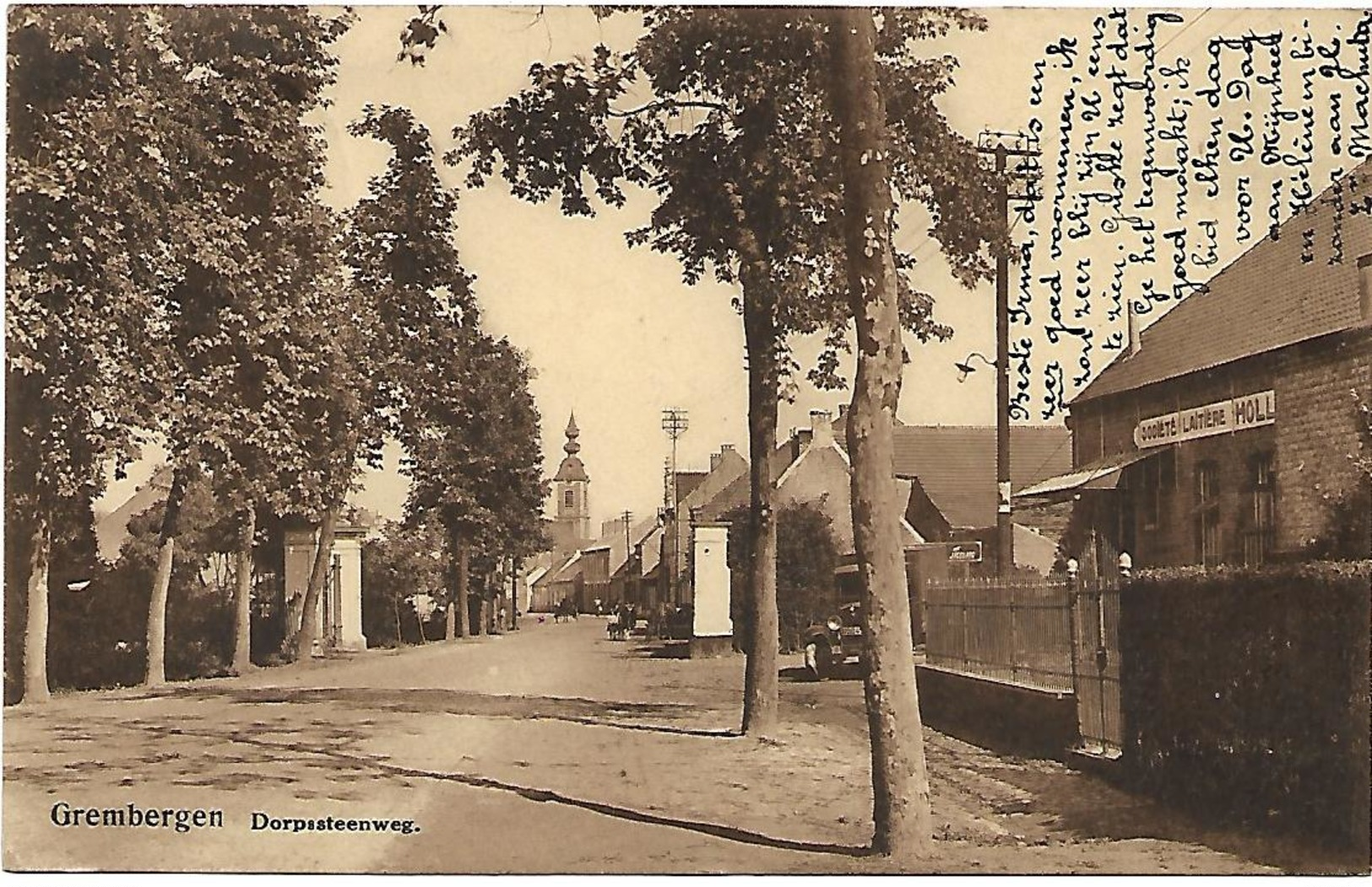 Grembergen - Dorpssteenweg. - Dendermonde