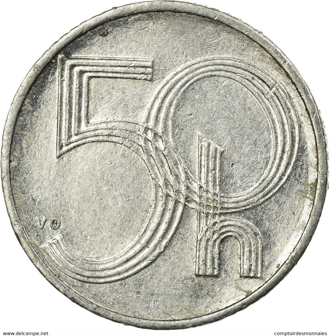 Monnaie, République Tchèque, 50 Haleru, 1993, TTB, Aluminium, KM:3.1 - Tschechische Rep.