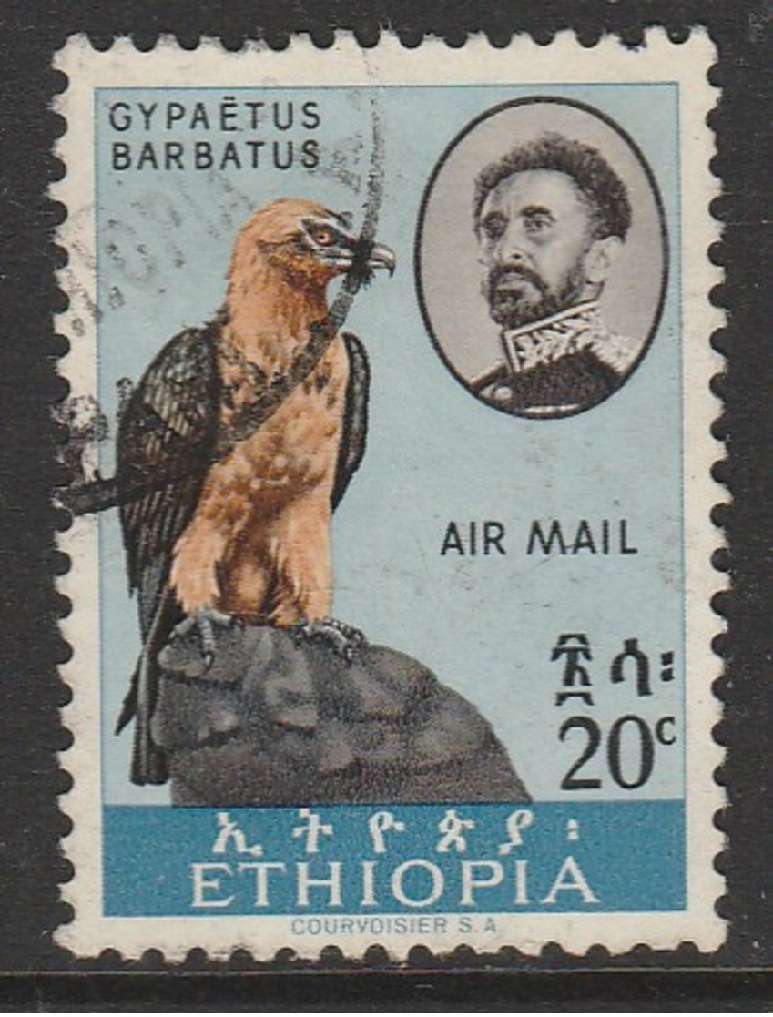 Ethiopia 1963 Airmail - Birds 20 C Multicoloured 527 O Used - Ethiopia