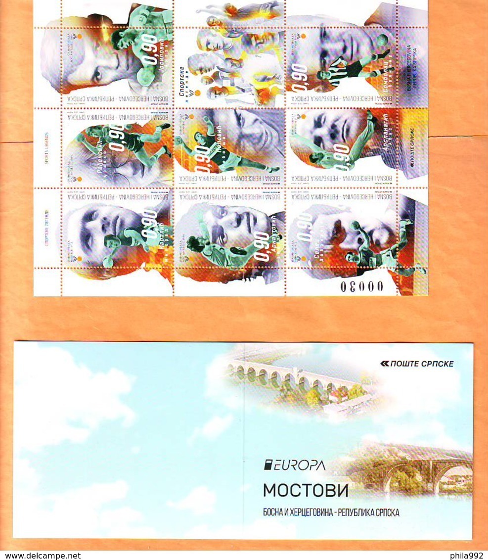 BiH Republic Srpska 2018 Y Complete Year All Stamp Issues MNH - Bosnie-Herzegovine