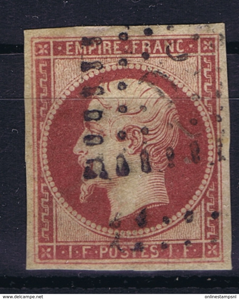 France Yv 18 Belles Marges  Grospoints - 1853-1860 Napoléon III