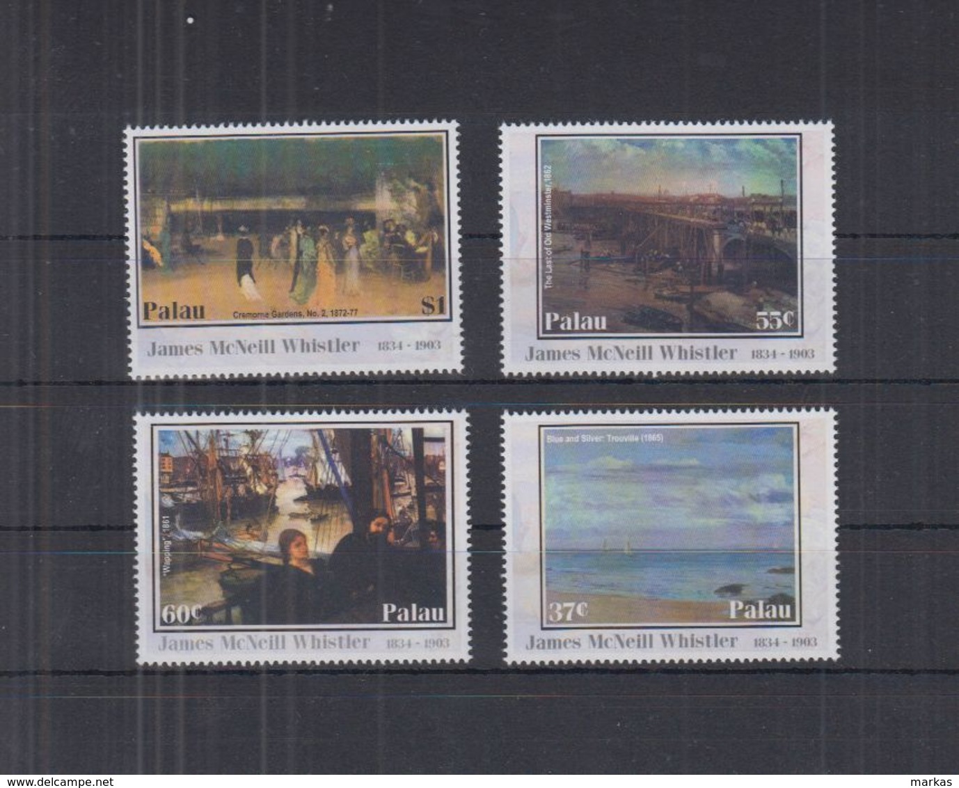 Z254. Palau - MNH - Art - Paintings - James McNeill Whistler - Other & Unclassified