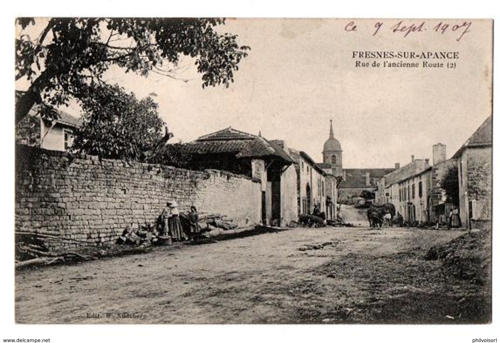 FRESNES SUR APANCE RUE DE L ANCIENNE ROUTE ANIMEE - Autres & Non Classés