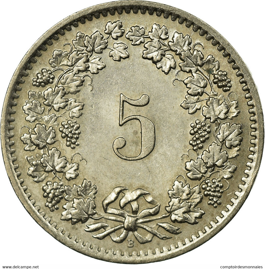 Monnaie, Suisse, 5 Rappen, 1967, Bern, TTB+, Copper-nickel, KM:26 - Autres & Non Classés