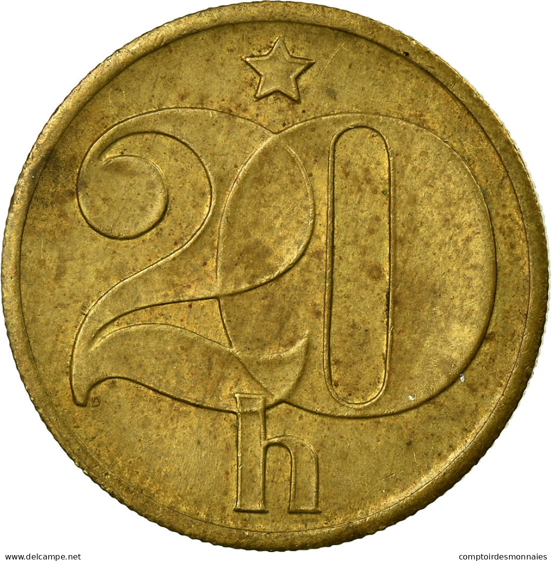 Monnaie, Tchécoslovaquie, 20 Haleru, 1973, TTB, Nickel-brass, KM:74 - Tchécoslovaquie