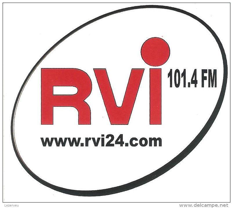 AUTOCOLLANT STICKER RVI RADIO VALLEE DE L'ISLE DORDOGNE MONTPON MENESTEROL - Autocollants