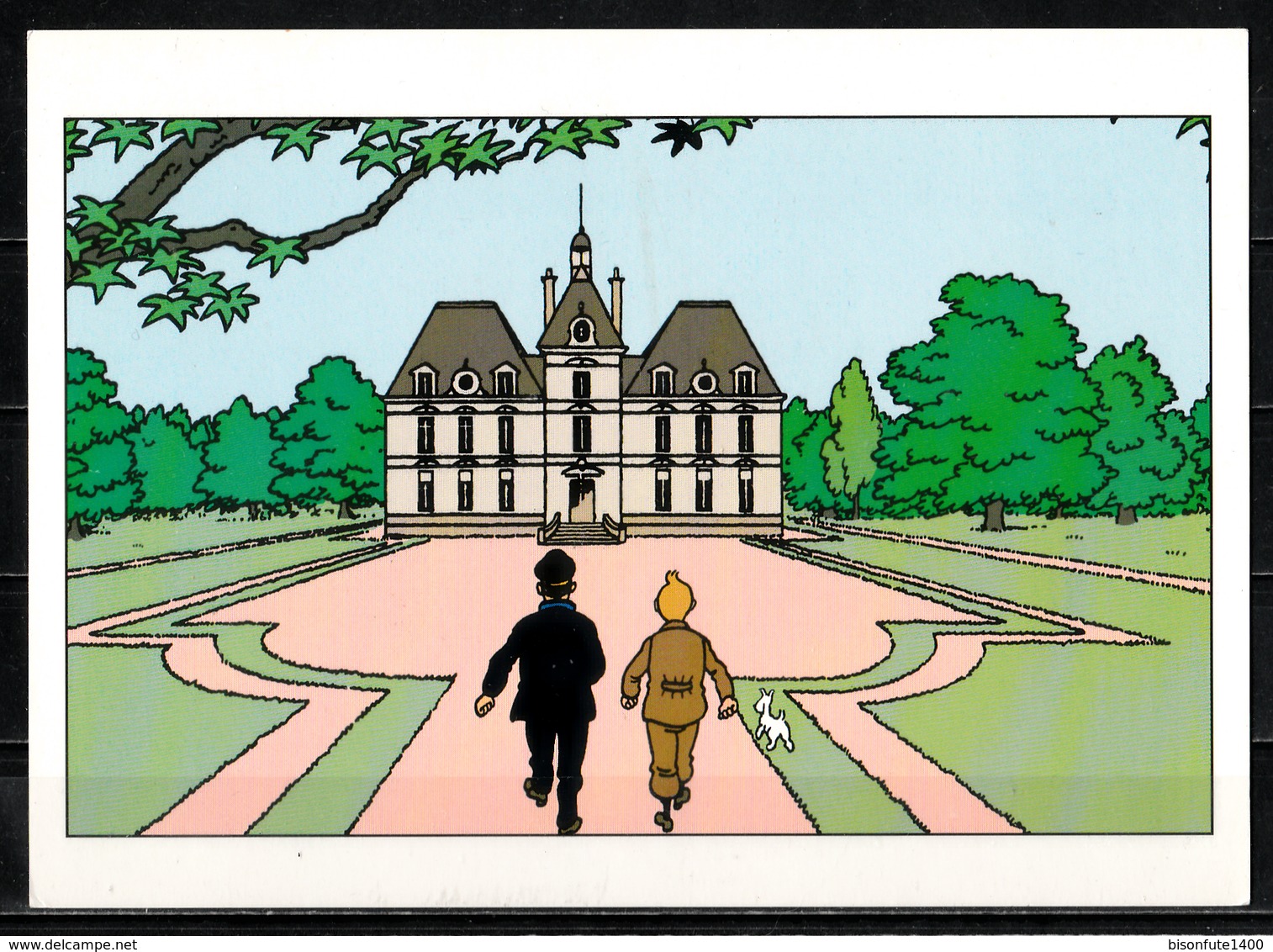 CP Tintin : Editions Hergé/Moulinsart N°  ( Recto-Verso ) - Bandes Dessinées