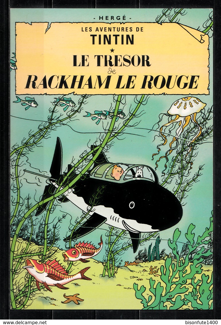 CP Tintin : Editions Hergé/Moulinsart N° 080 ( Recto-Verso ) - Bandes Dessinées