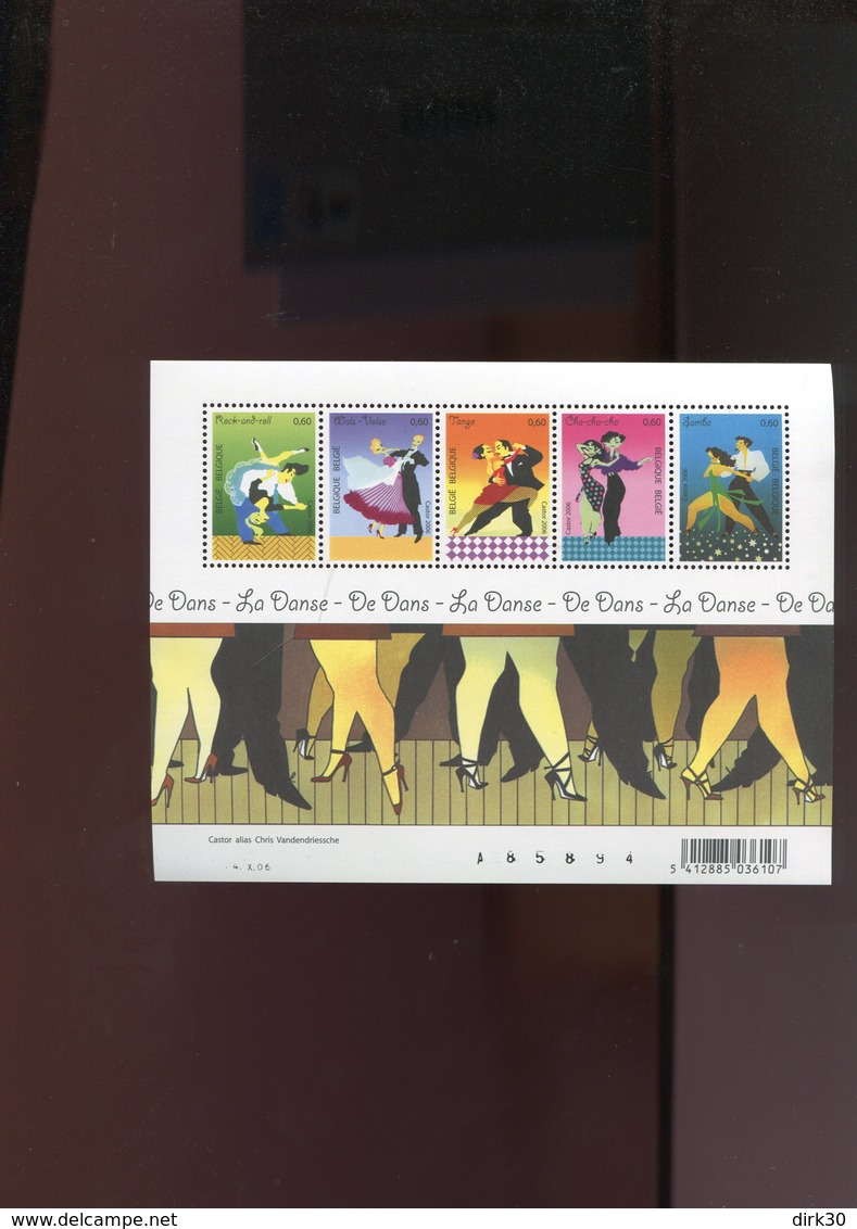 Belgie BL136 TYPE A 'met Drukdatum' Dans Dances Tango Samba Onder Postprijs Sous Prix Faciale !!! - 1961-2001