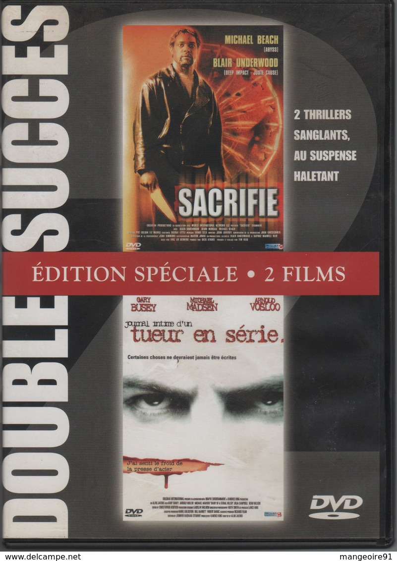 DVD 2 Films THRILLER : SACRIFIE / TUEUR EN SERIE - Policiers