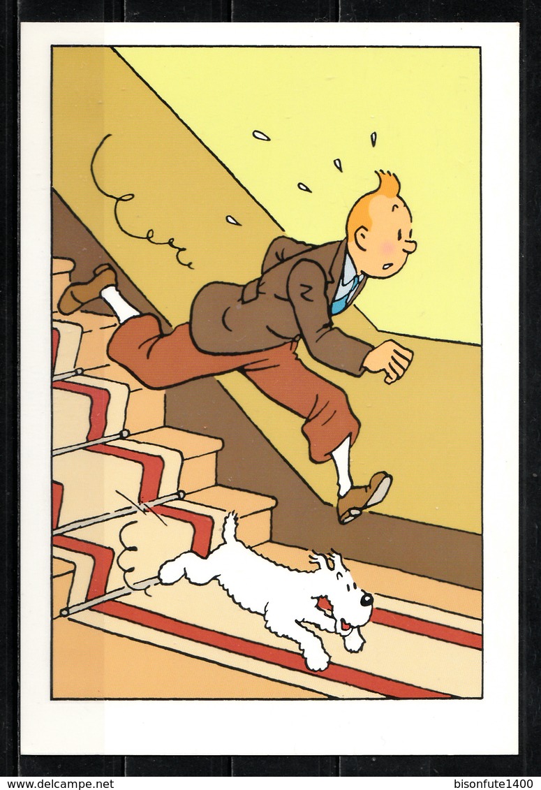 CP Tintin : Editions Hergé/Moulinsart Sundancer N° 012 ( Recto-Verso ) - Bandes Dessinées