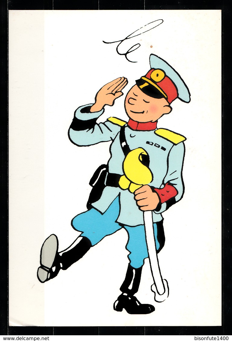 CP Tintin : Editions Hergé/Moulinsart N° 097 ( Recto-Verso ) - Bandes Dessinées