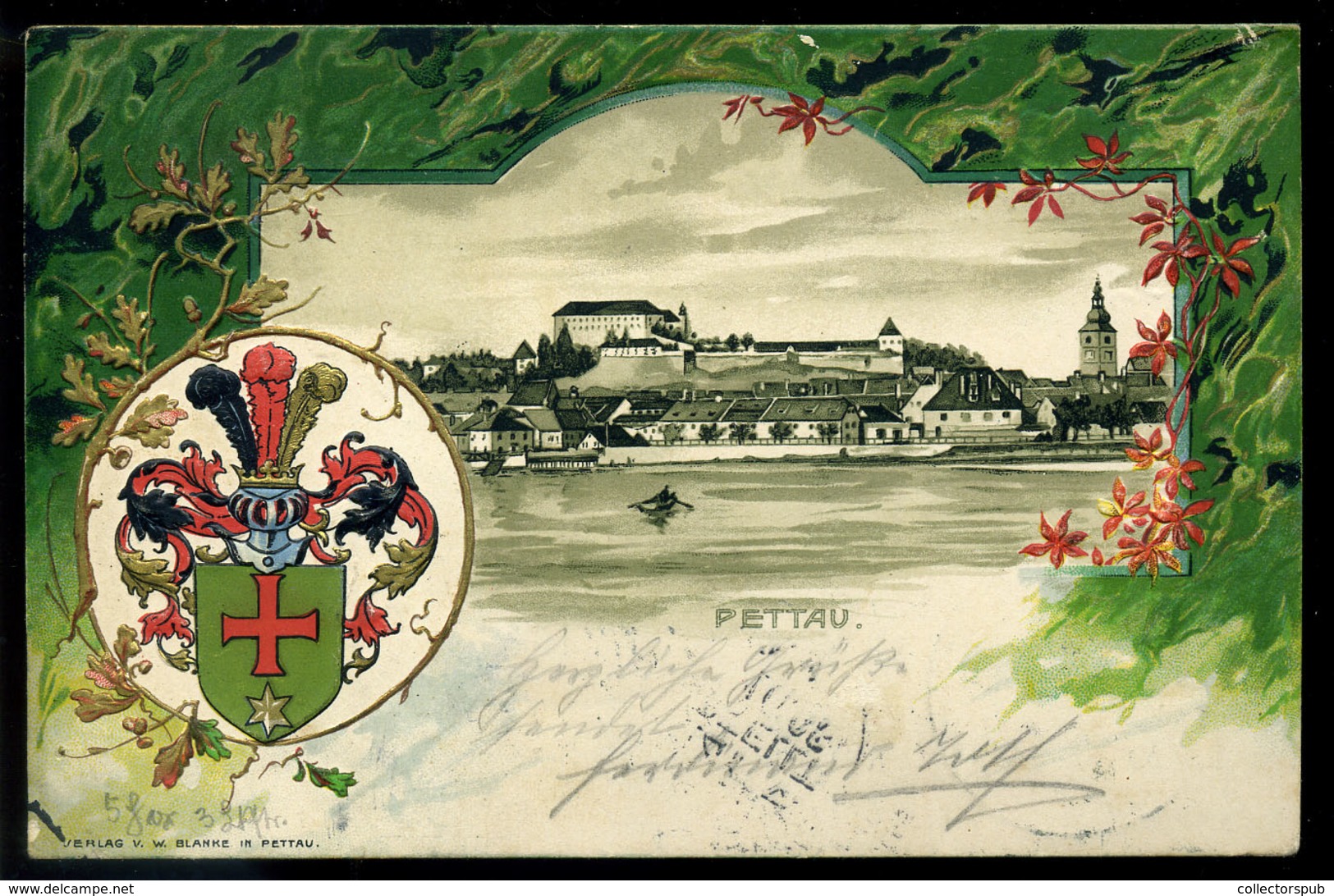 PETTAU 1908. Litho Képeslap - Slovenia