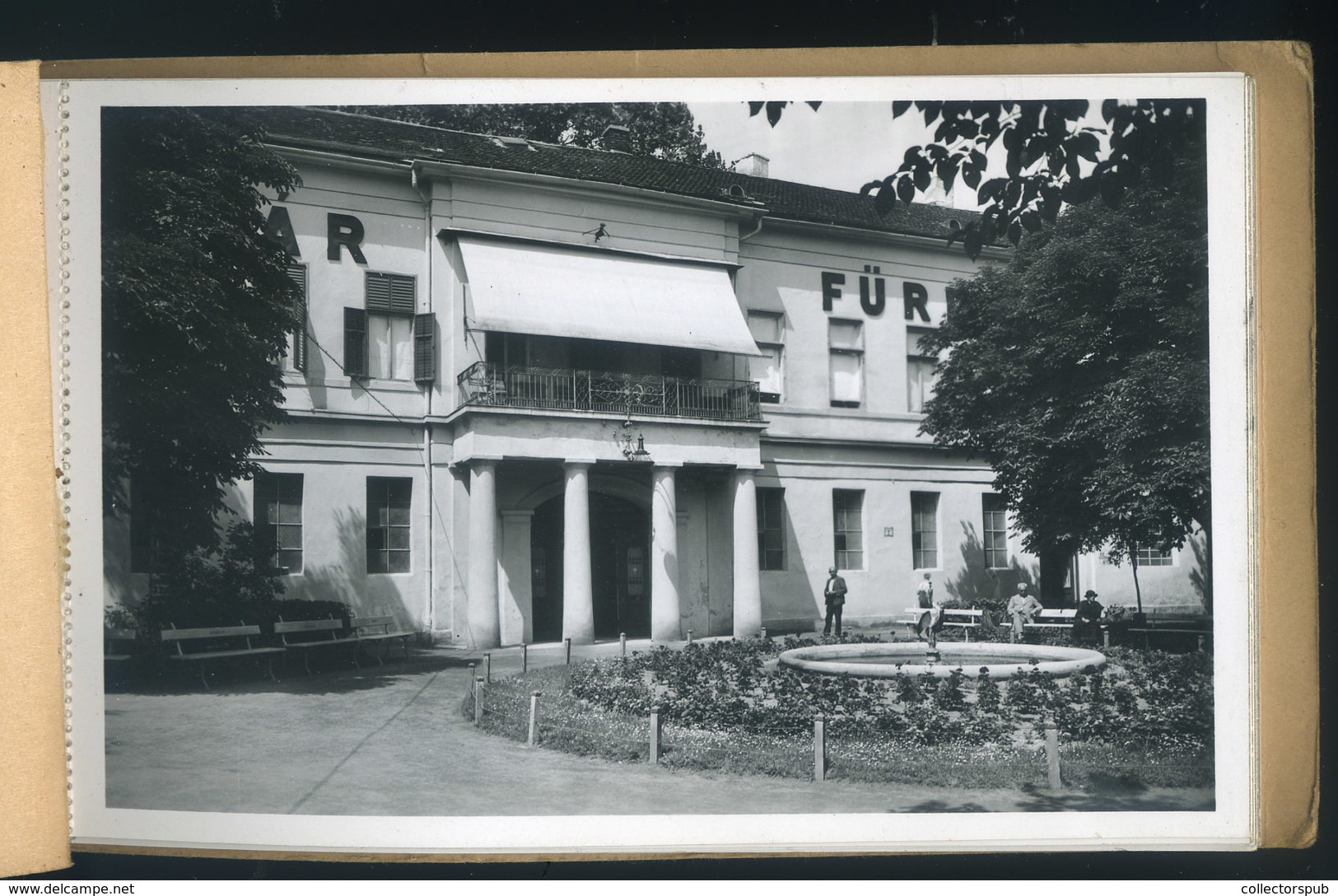 BUDAPEST Császárfürdő, Régi Képeslap Füzet, Komplett (9db Lap) - Hungary