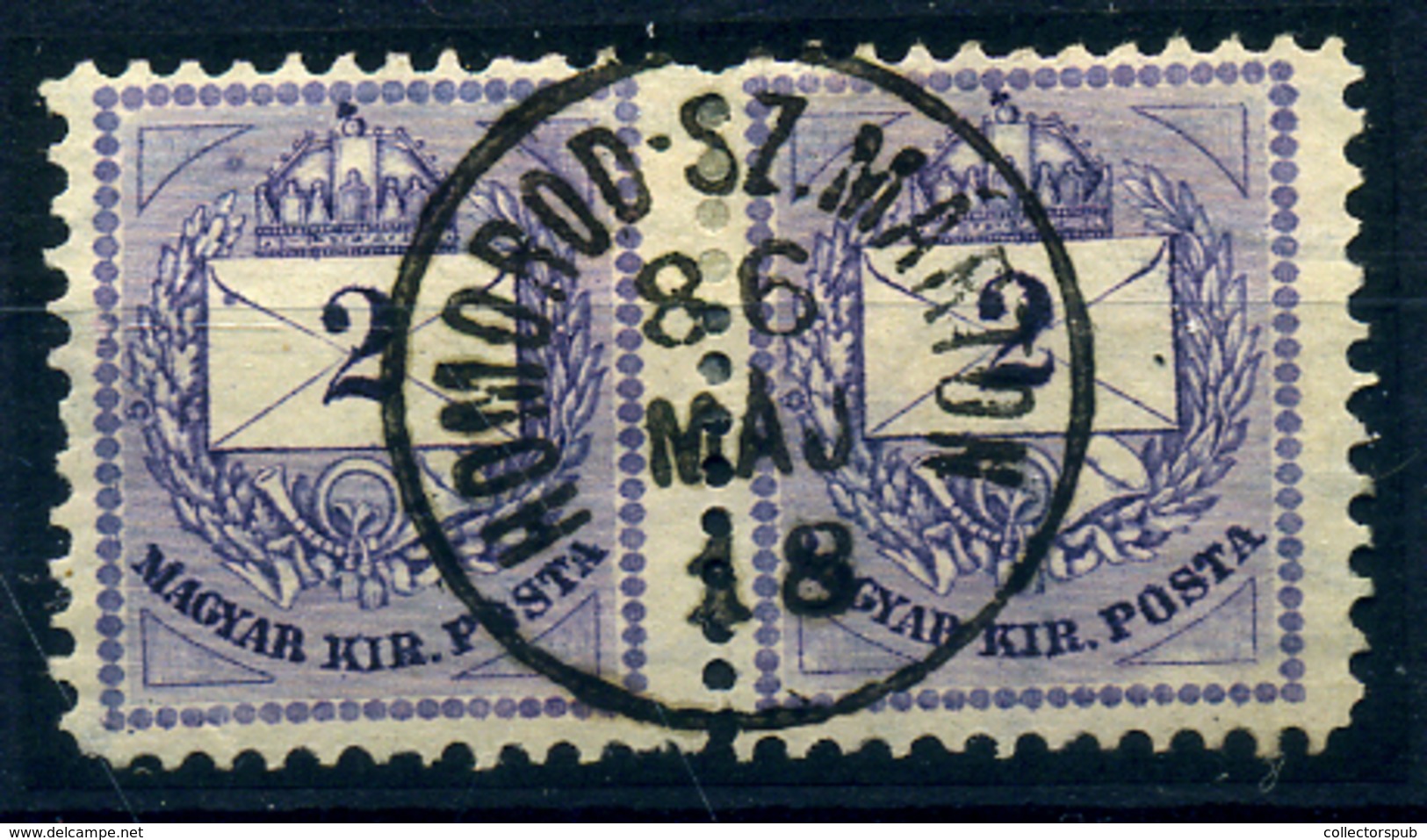 HOMORÓDSZENTMÁRTON 2Kr Pár, Szép Bélyegzés - Used Stamps