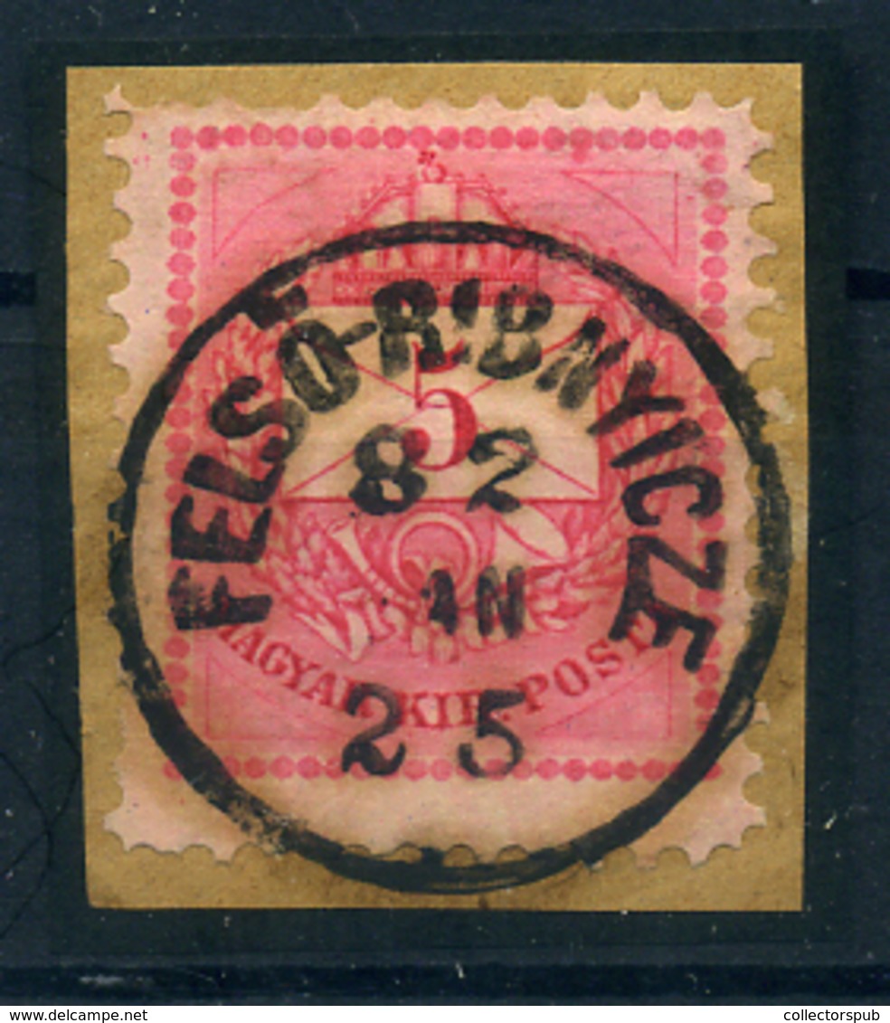 FELSŐRIBNYICE  5kr Luxus Bélyegzés - Used Stamps
