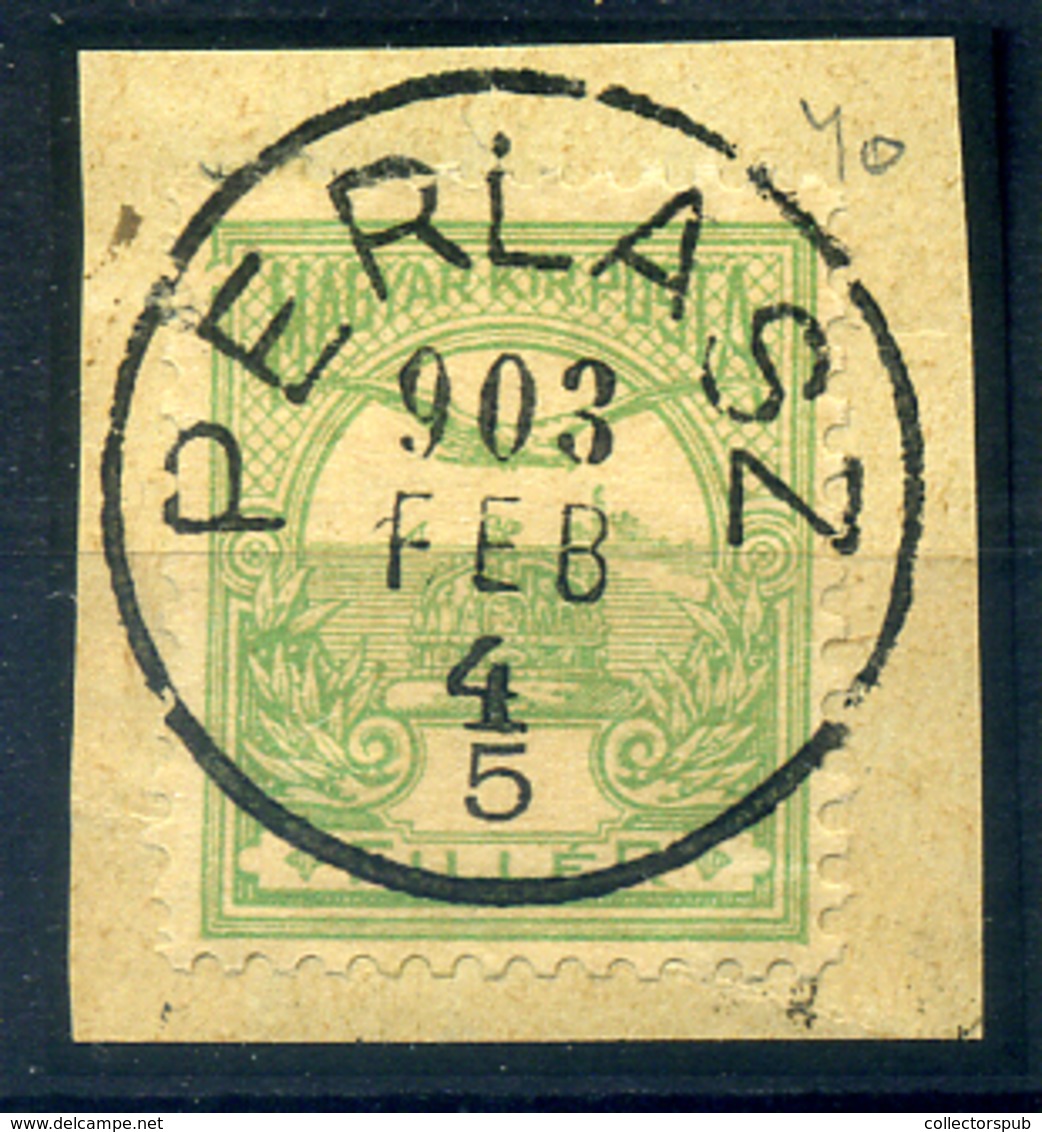 PERLASZ Luxus Egykörös Bélyegzés - Used Stamps