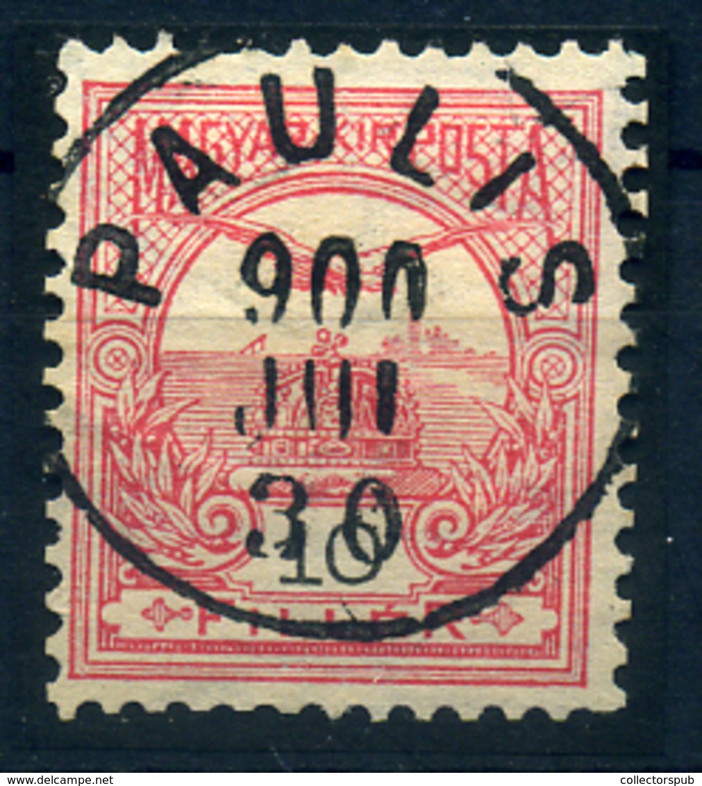 PAULIS Szép Egykörös Bélyegzés - Used Stamps