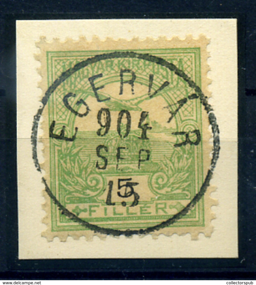 EGERVÁR Szép Egykörös Bélyegzés - Used Stamps