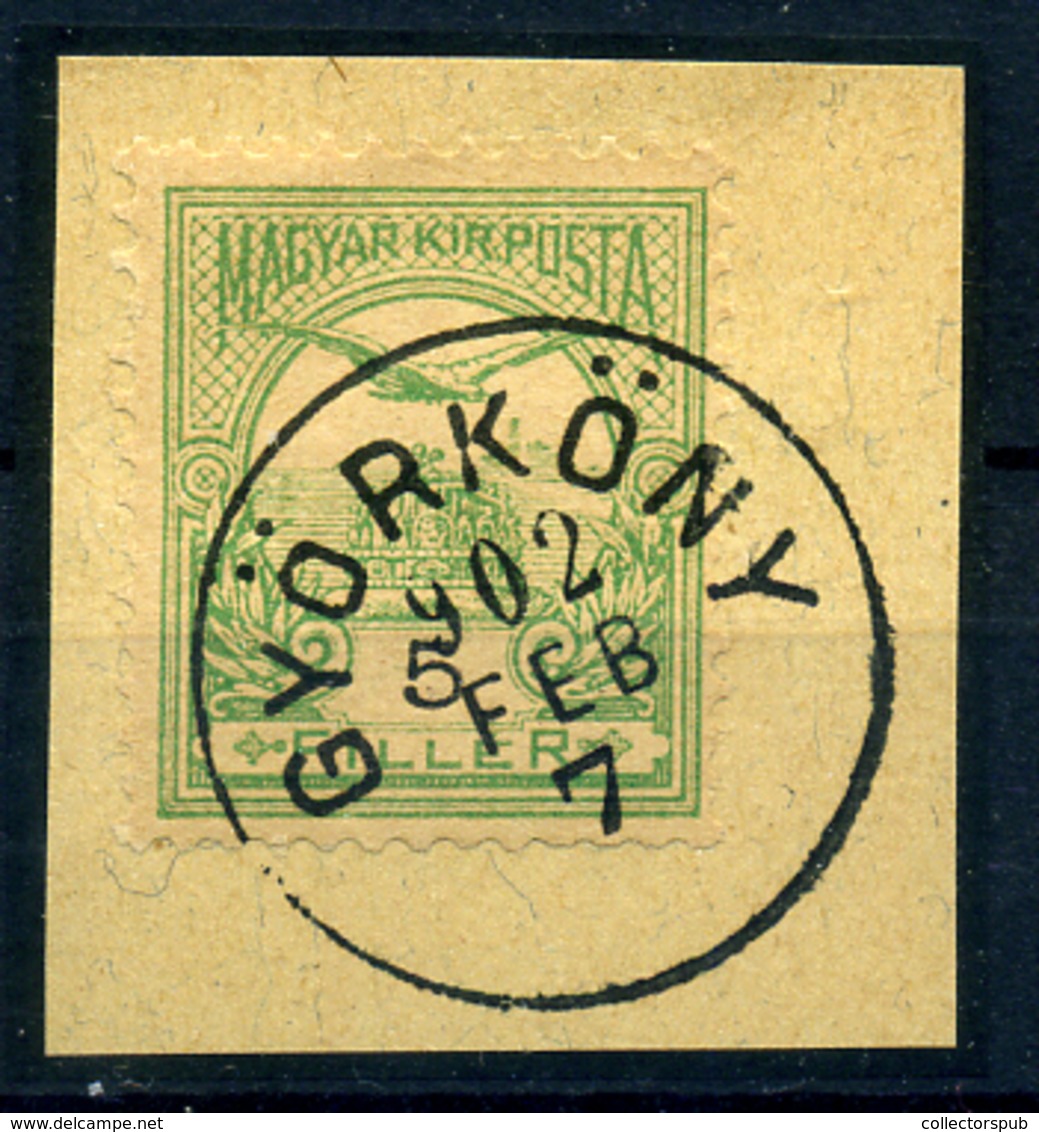 GYÖRKÖNY  Szép Egykörös Bélyegzés - Used Stamps