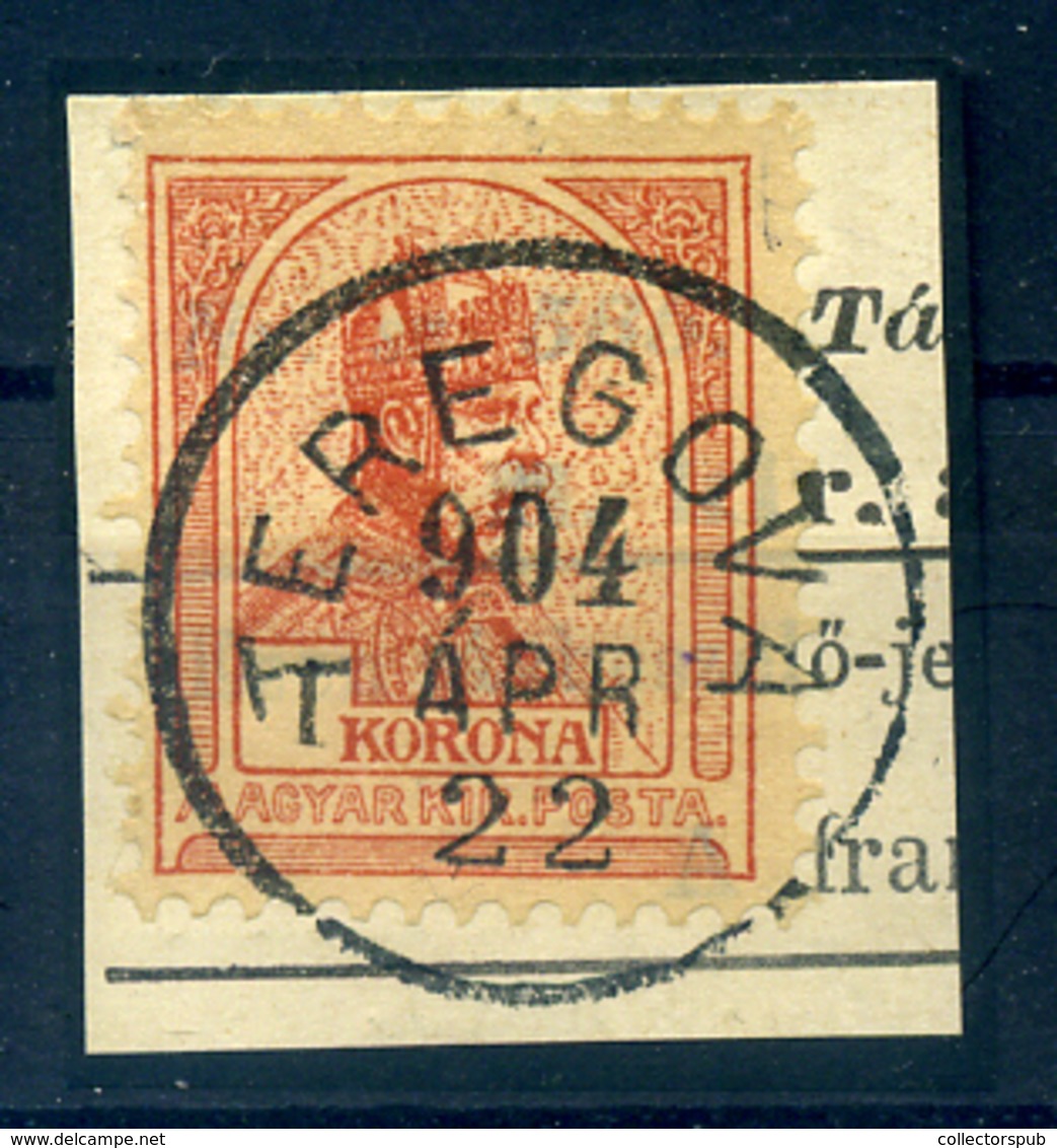 TEREGOVA Szép Egykörös Bélyegzés - Used Stamps