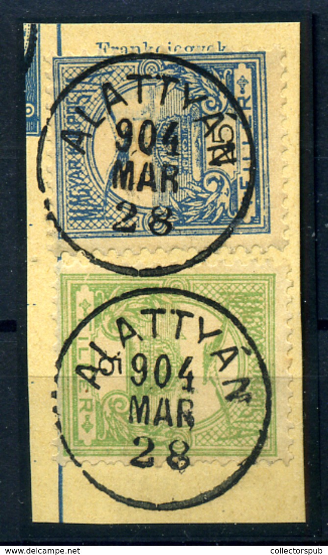 ALATTYÁN Szép Egykörös Bélyegzés - Used Stamps