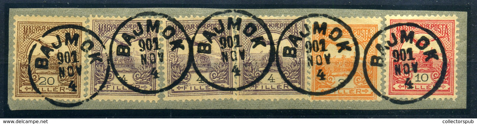 BAJMOK Kivágás, Luxus Egykörös Bélyegzés - Used Stamps