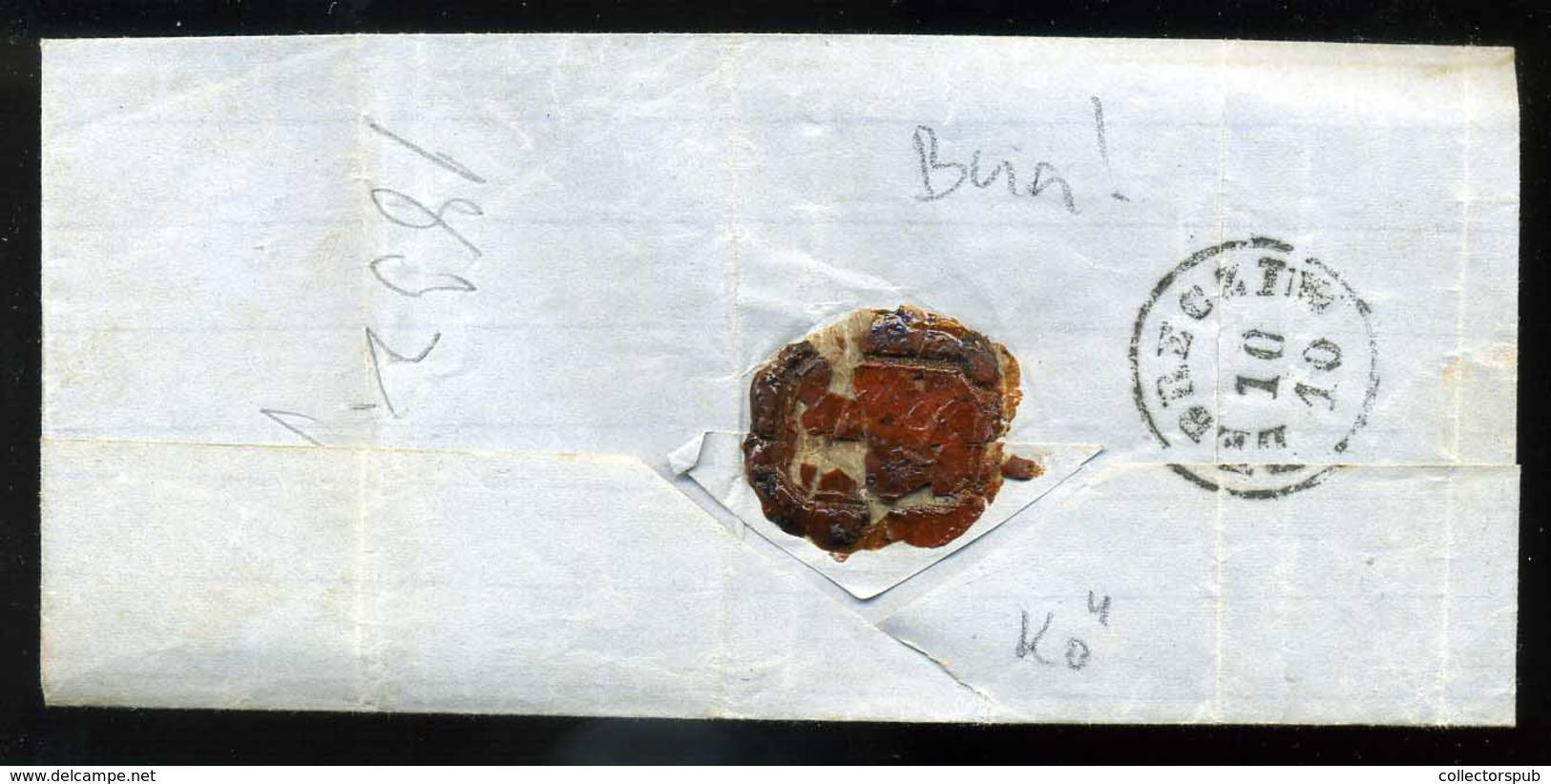 ÉRMIHÁLYFALVA 1871. Kőnyomat 5Kr Levélen Debrecenbe Küldve - Used Stamps